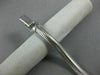 ANTIQUE .15CT OLD MINE DIAMOND 14KT WHITE GOLD 3D FLOWER WATCH BRACELET #2059