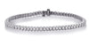 ESTATE 3.0CT DIAMOND 14KT WHITE GOLD 3D CLASSIC ROUND ETERNITY TENNIS BRACELET