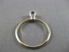 ESTATE .35CT DIAMOND 14KT TWO TONE GOLD CLASSIC SOLITAIRE FRIENDSHIP RING #23778