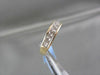 ESTATE 4MM 1.0CT DIAMOND PRINCESS CUT 14KT YELLOW GOLD WEDDING ANNIVERSARY RING