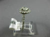 ESTATE .51CT ROUND & PEAR DIAMOND 14KT WHITE GOLD SEMI ETERNITY ENGAGEMENT RING
