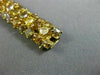 GIA 31.12CT CHOCOLATE FANCY & YELLOW DIAMOND 18KT YELLOW GOLD 3D TENNIS BRACELET