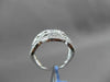 ESTATE WIDE 1.0CT DIAMOND 14KT WHITE GOLD ETOILE WAVE FUN COCKTAIL RING F/G VS