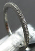 ESTATE .27CT DIAMOND 18KT WHITE GOLD 3D 1.5MM ETERNITY WEDDING ANNIVERSARY RING