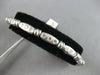 1.80CT DIAMOND 14KT WHITE GOLD PAST PRESENT FUTURE MATTE & SHINY TENNIS BRACELET