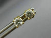 ESTATE .47CT ROUND DIAMOND 14KT YELLOW GOLD CLASSIC 4 PRONG STUD EARRINGS #7838