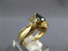 .87CT DIAMOND & AAA SAPPHIRE 14K YELLOW GOLD PEAR SHAPE & ROUND CRISS CROSS RING