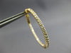 ESTATE 1.57CT DIAMOND 14KT YELLOW GOLD CLASSIC INSIDE OUT HOOP HANGING EARRINGS