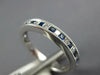 .52CT DIAMOND & AAA SAPPHIRE 18KT WHITE GOLD PRINCESS CHANNEL ANNIVERSARY RING