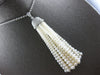 EXTRA LARGE & LONG 1.27CT DIAMOND & AAA SOUTH SEA PEARL 18KT WHITE GOLD NECKLACE