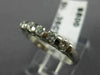 ESTATE 5 DIAMOND 14K WHITE GOLD TENSION SET WEDDING ANNIVERSARY RING 2.5MM 14603