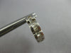 .45CT DIAMOND 14KT WHITE GOLD BAGUETTE MULTI HEART STAR HUGGIE HANGING EARRINGS