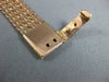 ANTIQUE LARGE 2.40CT DIAMOND & AAA RUBY 14KT ROSE GOLD SQUARE FUN BRACELET #2767