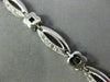ESTATE .85CT DIAMOND 14KT WHITE GOLD 3D CLASSIC MARQUISE FLOWER BRACELET #11952