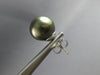 ESTATE LARGE AAA TAHITIAN PEARL 14KT WHITE GOLD 3D 11.5MM CLASSIC STUD EARRINGS