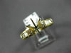 ESTATE .70CT DIAMOND 14KT 2 TONE GOLD FILIGREE SEMI MOUNT ENGAGEMENT RING #4953