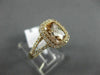WIDE 1.51CT DIAMOND & AAA MORGANITE 14KT ROSE GOLD HALO FILIGREE ENGAGEMENT RING