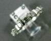 ESTATE .53CT DIAMOND 14KT WHITE GOLD 3D 7 STONE WEDDING ANNIVERSARY RING #23338