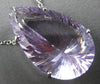 EXTRA LARGE 28.75CT DIAMOND & AAA PINK QUARTZ 14K WHITE GOLD PEAR SHAPE NECKLACE