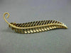 ESTATE 18K YELLOW GOLD CLASSIC HANDCRAFTED FILIGREE FLORAL LEAF BROOCH PIN 26661