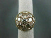ANTIQUE LARGE 10.26CT OLD MINE FANCY YELLOW DIAMOND 14KT ROSE GOLD WIDE RING