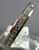 ESTATE 1.25CT DIAMOND 14KT WHITE GOLD ROUND CHANNEL 4MM WEDDING ANNIVERSARY RING