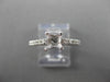 ESTATE .20CT DIAMOND 14KT WHITE GOLD LUCIDA SEMI MOUNT ENGAGEMENT RING #12082
