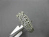 ESTATE .84CT ROUND DIAMOND 18KT WHITE GOLD 3D ETOILE OPEN FILIGREE LOVE FUN RING