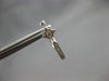 ESTATE .13CT DIAMOND 14KT WHITE GOLD GEOMETRICAL FUN LEVERBACK HANGING EARRINGS