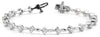 2.0CT DIAMOND 14KT WHITE GOLD CLASSIC ROUND BY THE YARD ETERNITY TENNIS BRACELET