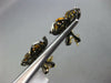 LARGE 3.80CT DIAMOND & CITRINE 14KT YELLOW & BLACK GOLD FLOWER CLIP ON EARRINGS