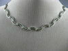 ESTATE 2.16CT ROUND DIAMOND 14K WHITE GOLD 3D CLASSIC DOUBLE WAVE NECKLACE #6869