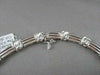 ANTIQUE WIDE 2.0CTW 14KT WHITE FLAT DIAMOND NECKLACE