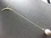 LARGE .52CT DIAMOND & AAA SOUTH SEA PEARL 18KT YELLOW GOLD JOURNEY LOVE NECKLACE