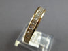 1.12CT DIAMOND 14K YELLOW GOLD CLASSIC PRINCESS CHANNEL WEDDING ANNIVERSARY RING