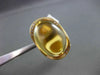 ESTATE LARGE 19.92CT DIAMOND & AAA CITRINE 14KT YELLOW GOLD 3D TIGER DESIGN RING