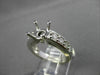 ESTATE .78CT DIAMOND 14KT WHITE GOLD 4 PRONG SEMI MOUNT ENGAGEMENT RING #2113