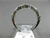 ESTATE .65CT DIAMOND 14KT WHITE GOLD 3D CLASSIC 6 STONE ANNIVERSARY RING #1177
