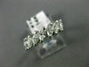 ESTATE 1.12CT MARQUISE DIAMOND 14K WHITE GOLD 3D WEDDING ANNIVERSARY RING 18147