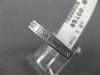 ESTATE 1.15CT ROUND & PRINCESS DIAMOND 18K WHITE GOLD SEMI ETERNITY WEDDING RING
