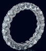 3.10CT DIAMOND 14KT WHITE GOLD 3D SHARED PRONG ETERNITY WEDDING ANNIVERSARY RING