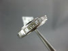 .35CT DIAMOND 14KT WHITE GOLD 3D PRINCESS 5 STONE FILIGREE ANNIVERSARY RING 1337