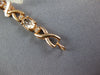 LONG 4.15CT DIAMOND & AAA MORGANITE 14K ROSE GOLD 3D OVAL X LOVE TENNIS BRACELET