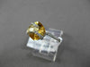 ESTATE 2.64CT DIAMOND & YELLOW TOPAZ 14KT WHITE GOLD 3D FLOATING ENGAGEMENT RING
