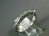 ANTIQUE .35CT DIAMOND 14KT WHITE GOLD 3 STONE BAGUETTE ANNIVERSARY RING #ELV19