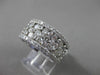 ESTATE WIDE 3.14CT DIAMOND 14KT WHITE GOLD ETOILE ANNIVERSARY RING UNIQUE #20429