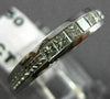 ESTATE .42CT DIAMOND 14K WHITE GOLD 3D FILIGREE CHANNEL ANNIVERSARY RING 18149