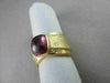 ESTATE LARGE 5.15CT DIAMOND & AAA TOURMALINE 14K YELLOW GOLD COCKTAIL RING 17219