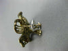 ESTATE 3.45CT DIAMOND & MULTI GEM 14K WHITE & BLACK GOLD FLOWER CLIP ON EARRINGS