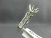 .96CT DIAMOND 14K WHITE GOLD 3D ROUND PRINCESS SEMI MOUNT ENGAGEMENT RING #23794